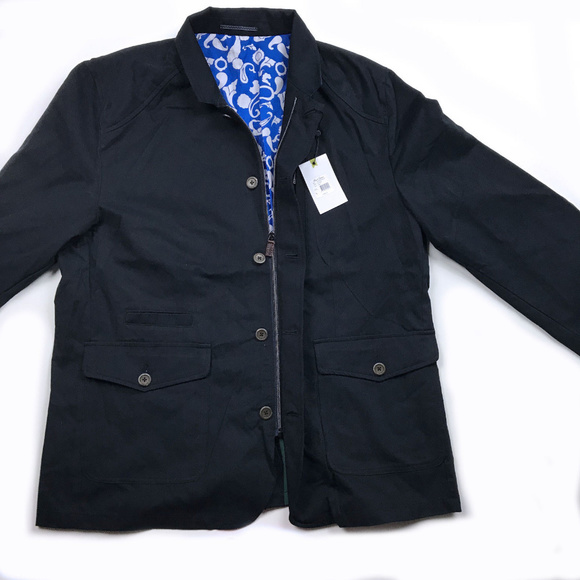 Robert Graham Other - Robert Graham men's navy 'Wolf Woven' jacket XXL